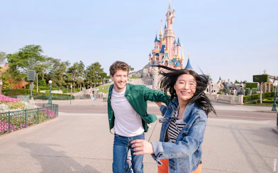 From Paris: Disneyland® Paris 2-Park Tickets with Shuttle Bus Transfers