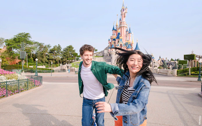 From Paris: Disneyland® Paris 2-Park Tickets with Shuttle Bus Transfers