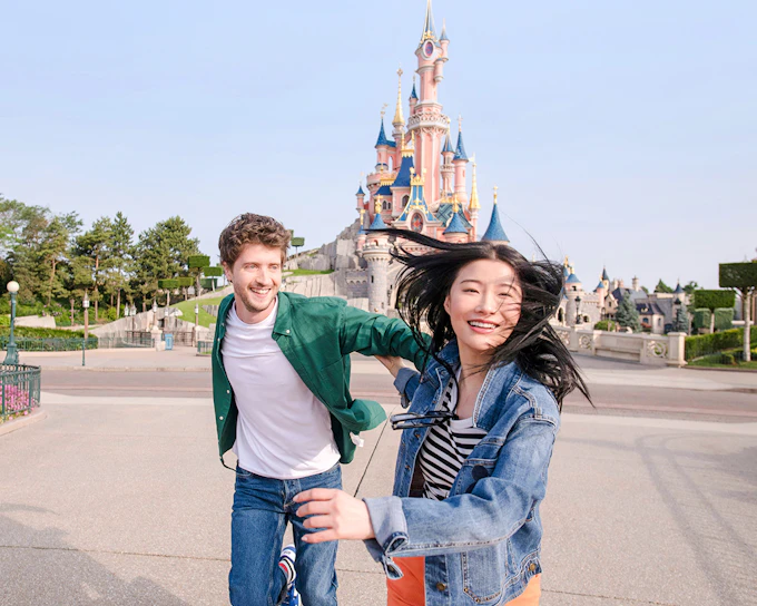 From Paris: Disneyland® Paris 2-Park Tickets with Shuttle Bus Transfers