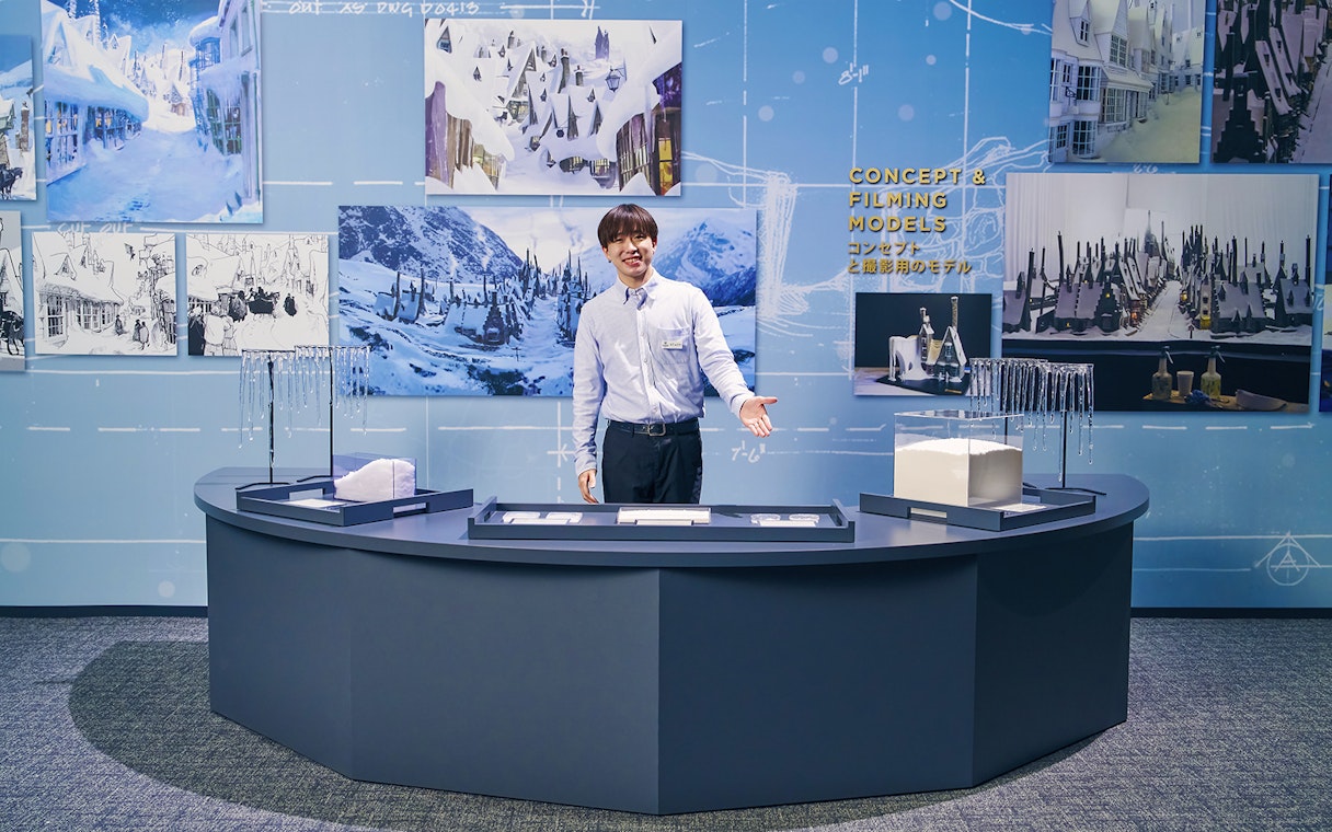 Concept models display at The Making of Harry Potter Studio Tour, Tokyo.