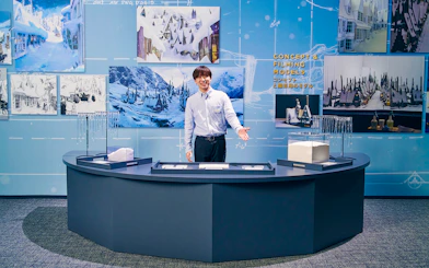 Concept models display at The Making of Harry Potter Studio Tour, Tokyo.