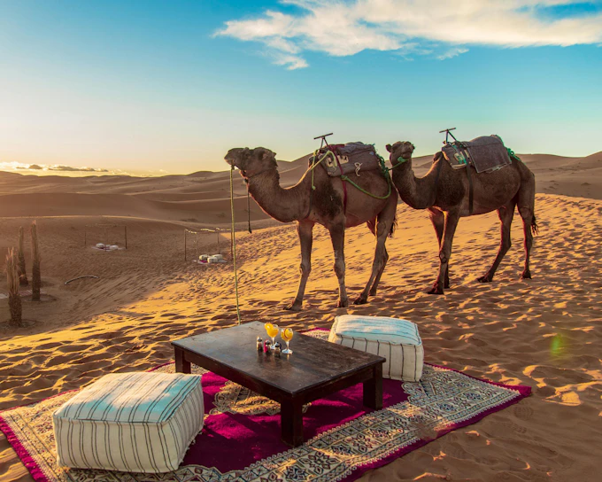 From Marrakesh: 3-Day Merzouga Desert Tour with Camel Rides & Sandboarding with Return Transfers to Marrakesh or Fes