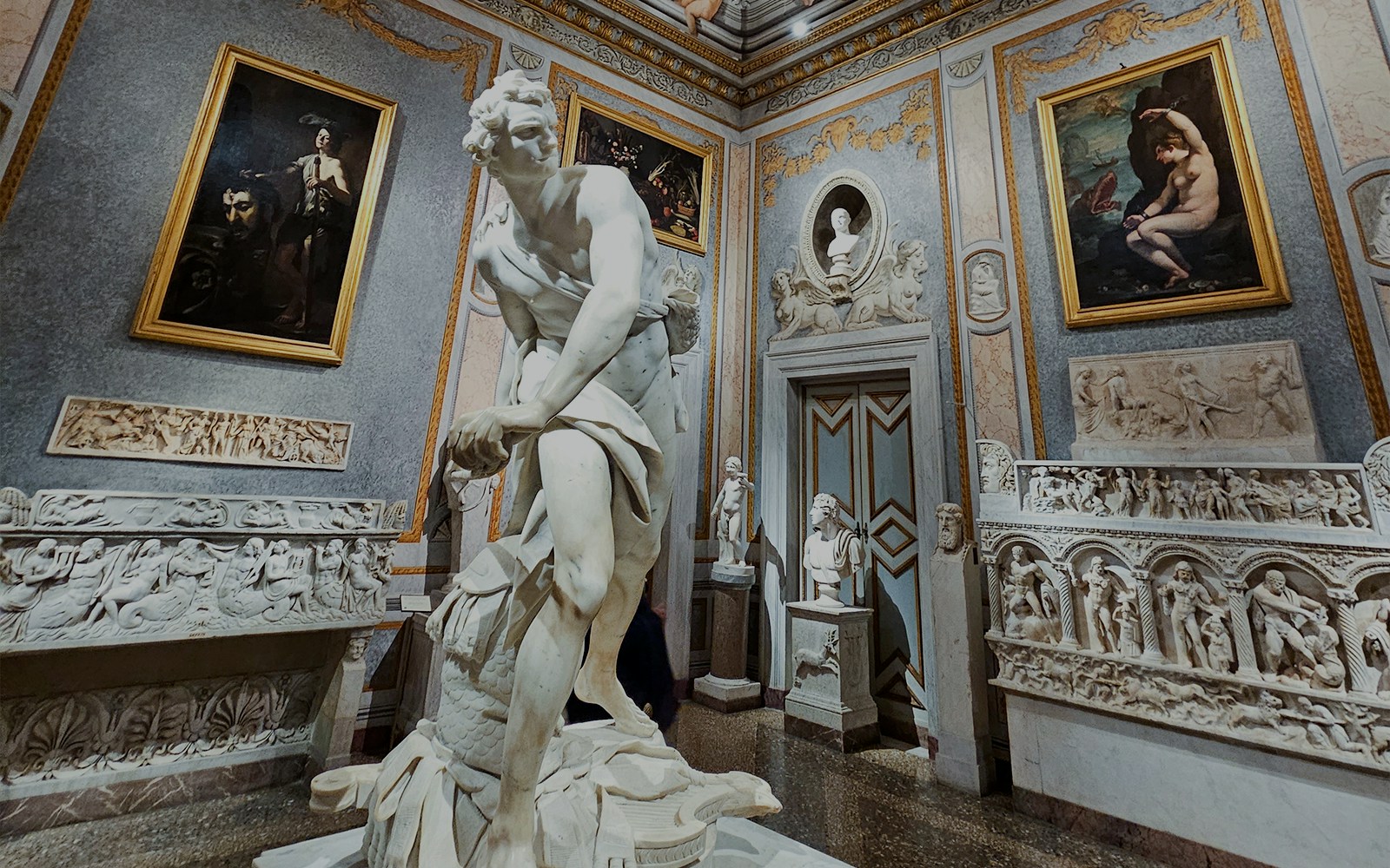 Borghese Gallery Statue of David