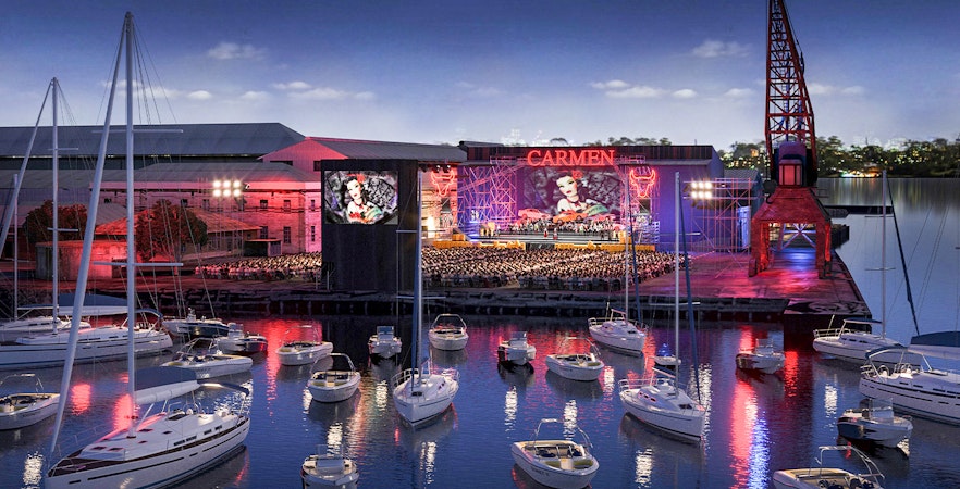 Carmen on Cockatoo Island Opera