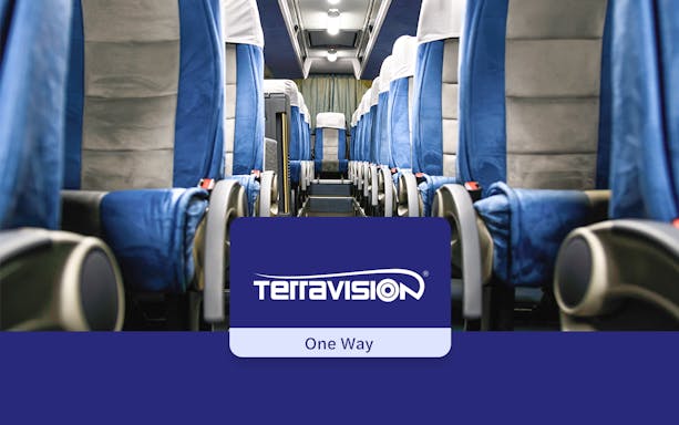 Terravision bus interior for Bergamo Airport to Milan Centrale transfer.