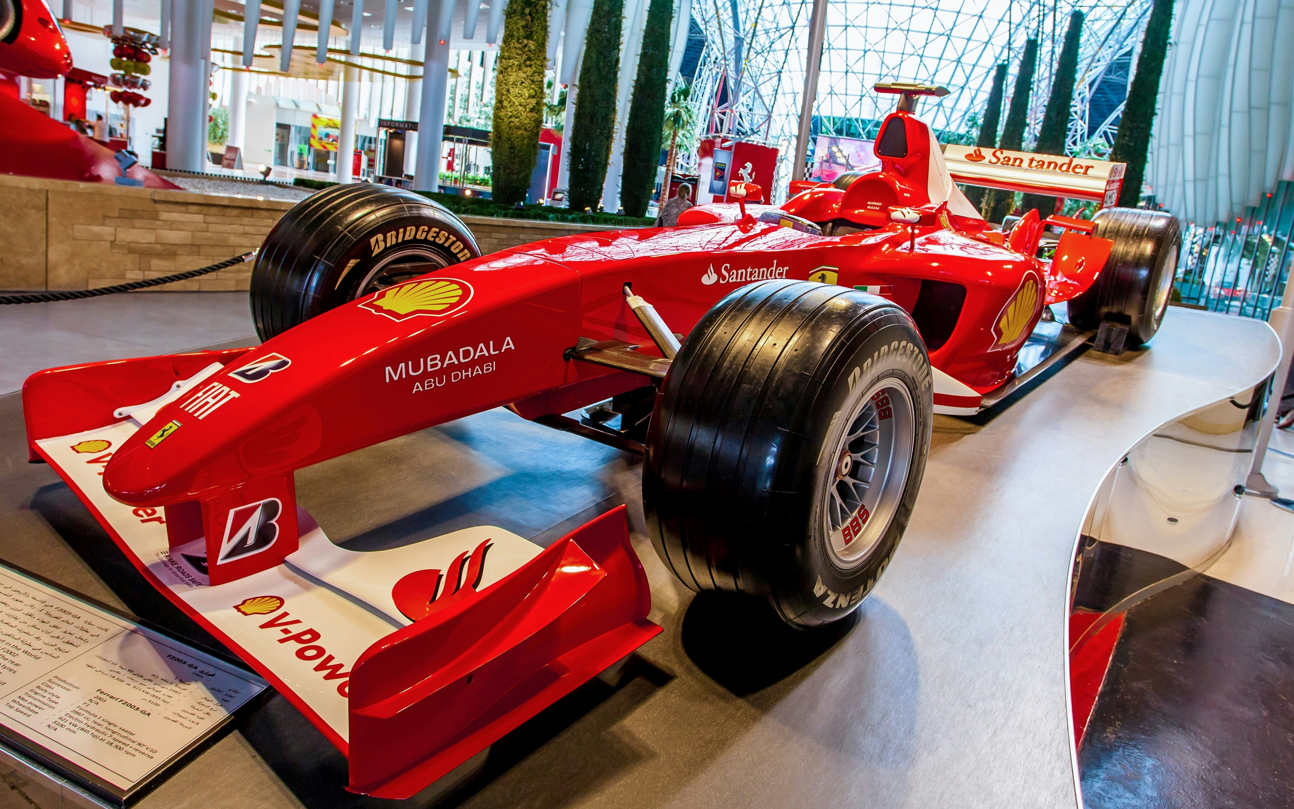 Ferrari Formula 1 car on display at the Ferrari Museum in Maranello.