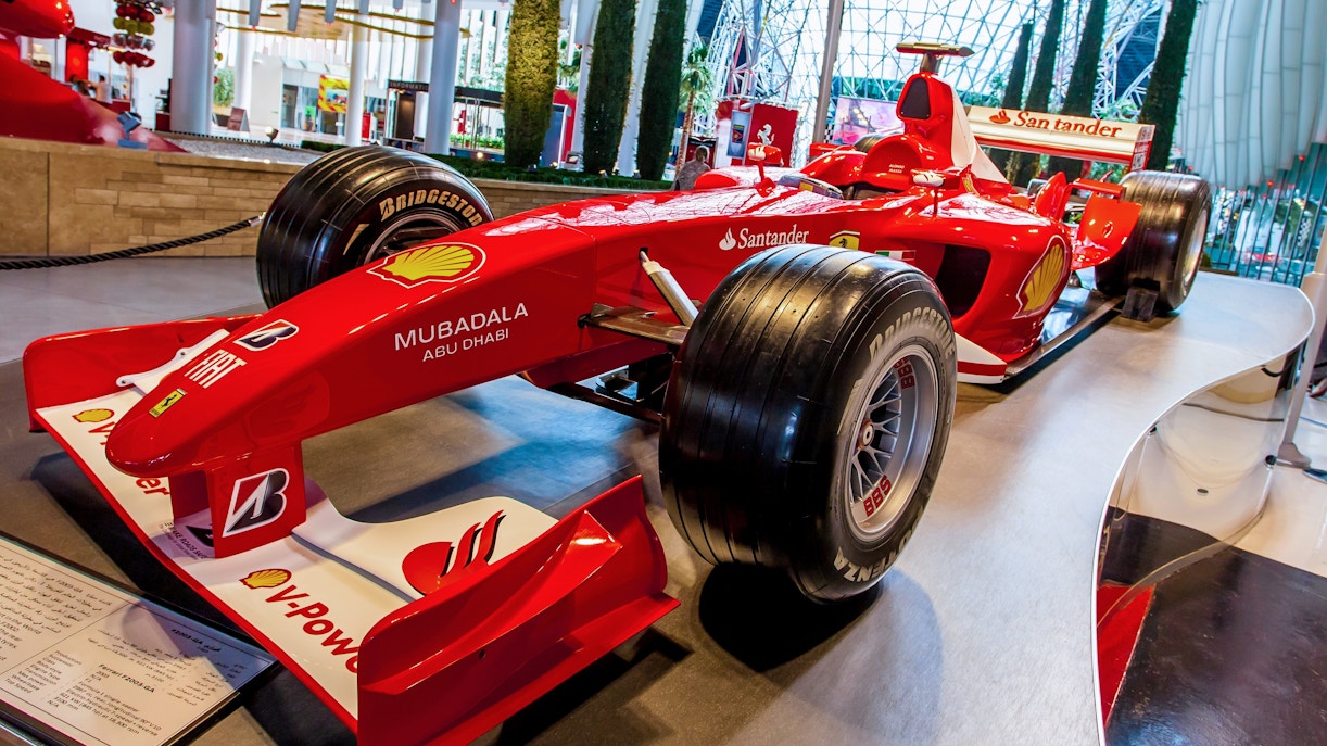 Ferrari Formula 1 car on display at the Ferrari Museum in Maranello.