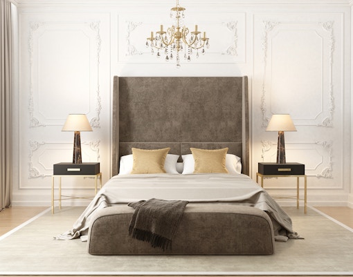 La Chambre du Marais luxury hotel room with elegant furnishings in Paris, France.