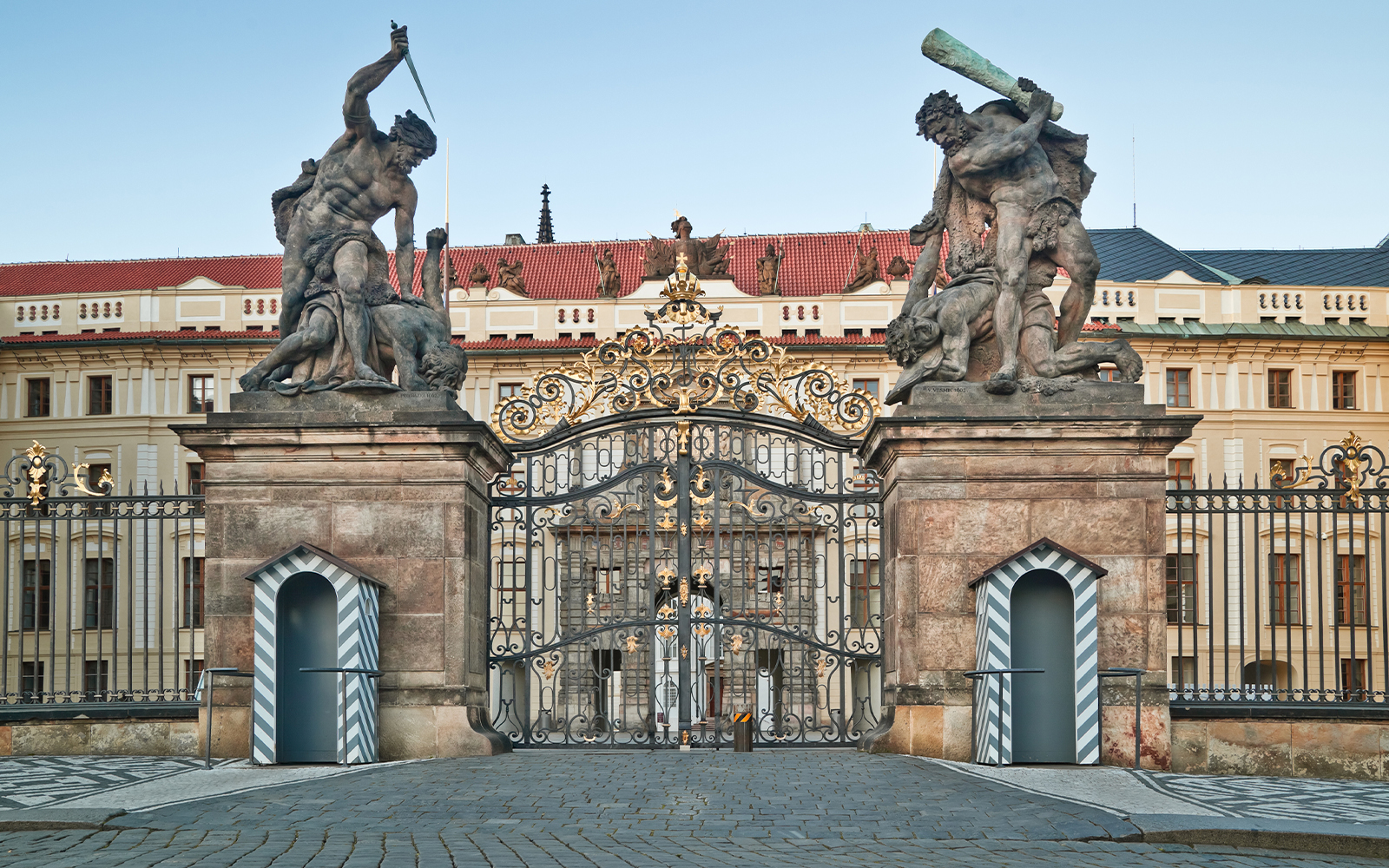 Prague castle entrance gate
