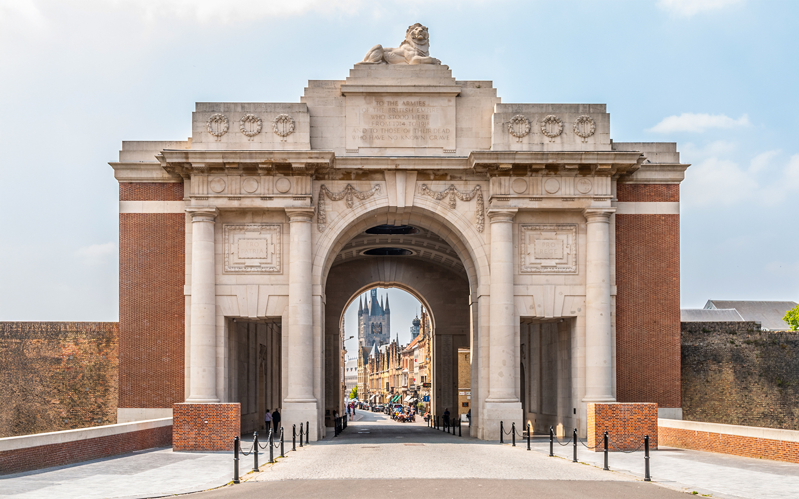 Roller coaster at Bellewaerde Park, near Menin Gate, Ypres, Belgium.
