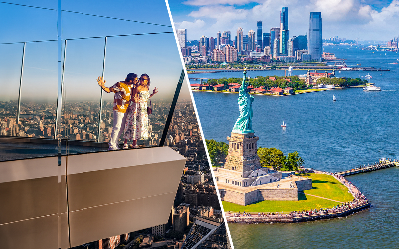 Combo (Save 5%): Edge Observation Deck + Statue of Liberty Tickets with Ferry Transfers