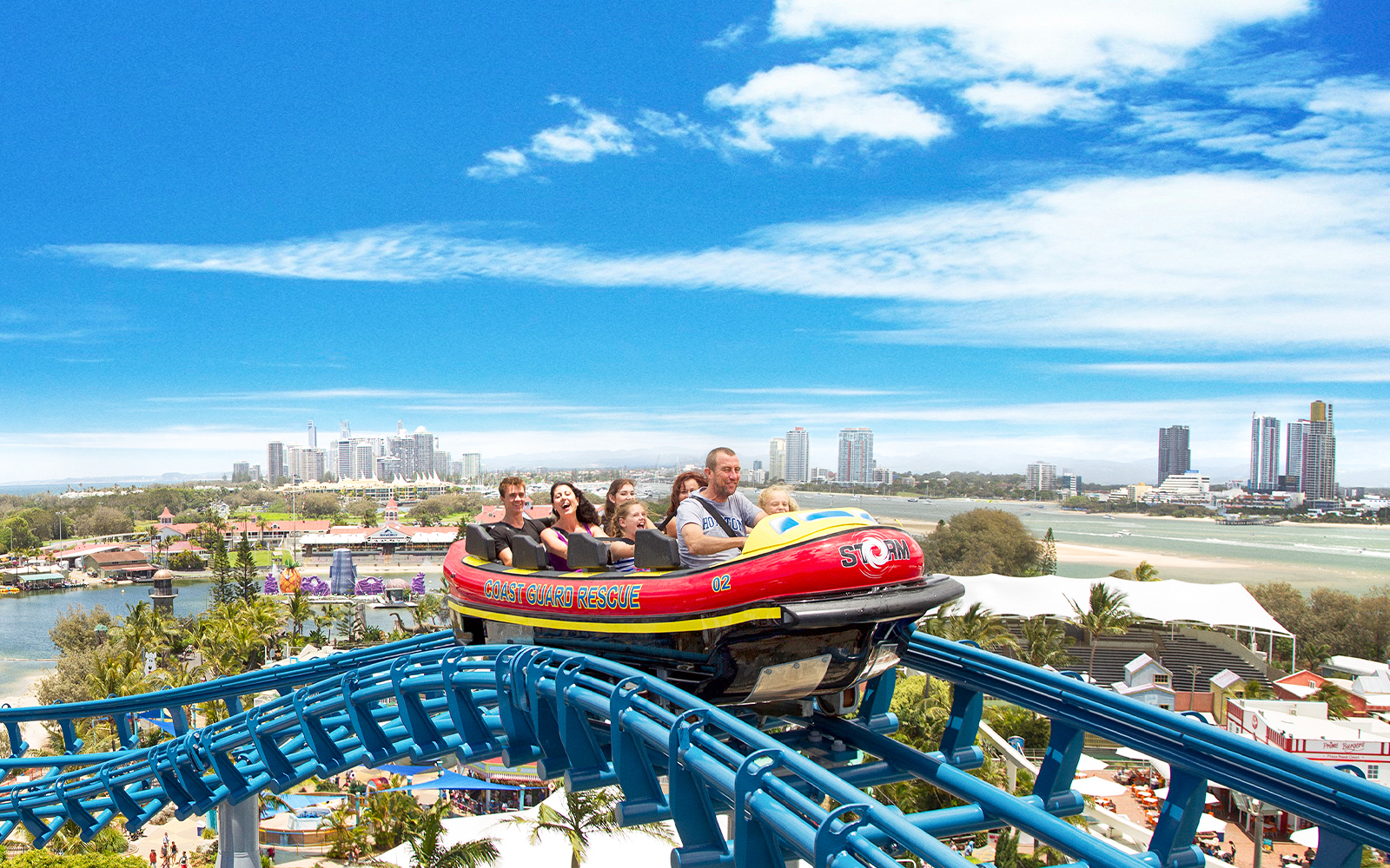 'Storm coaster' at Sea World, Gold Coast