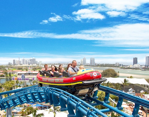 'Storm coaster' at Sea World, Gold Coast