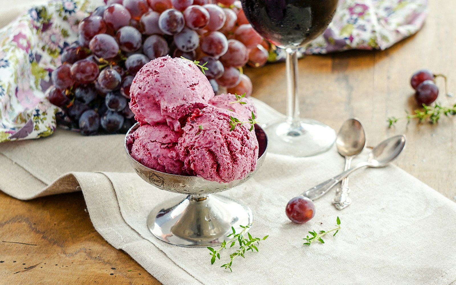Grape must sorbet