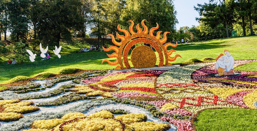 Bloemeneiland Mainau in het Bodenmeer