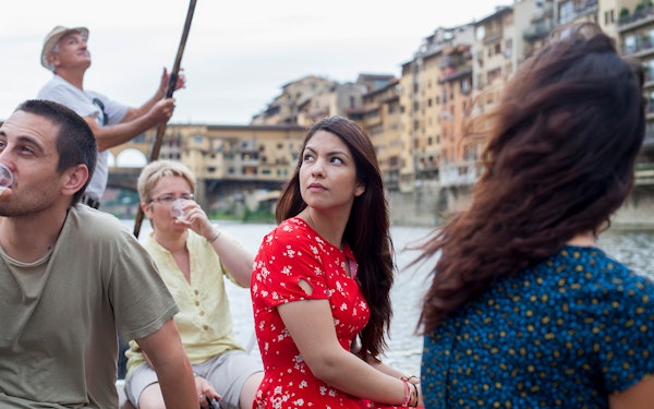 Guided Boat Tour on a Florentine Gondola