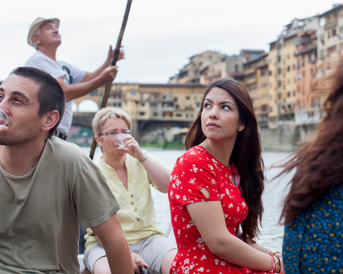 Guided Boat Tour on a Florentine Gondola
