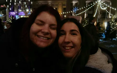 Vienna Christmas market with festive lights during self-guided city exploration game.