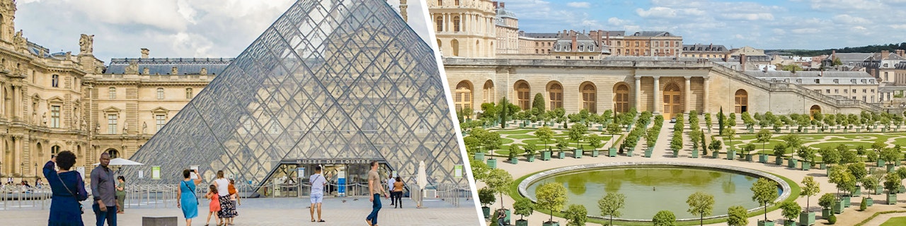 Combo: Ingresso con prenotazione anticipata al Museo del Louvre + biglietti per la Reggia di Versailles