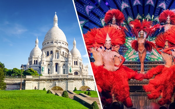 Combo: Montmartre and Sacré Coeur Basilica Tour + Moulin Rouge Show