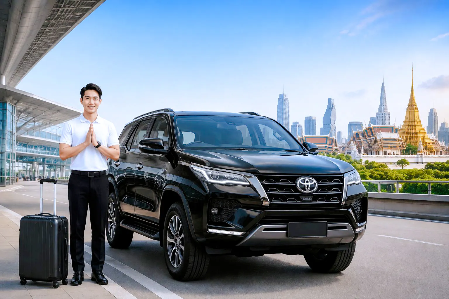 Bangkok Airports (BKK/DMK) to/from Bangkok Hotels Private SUV Transfer