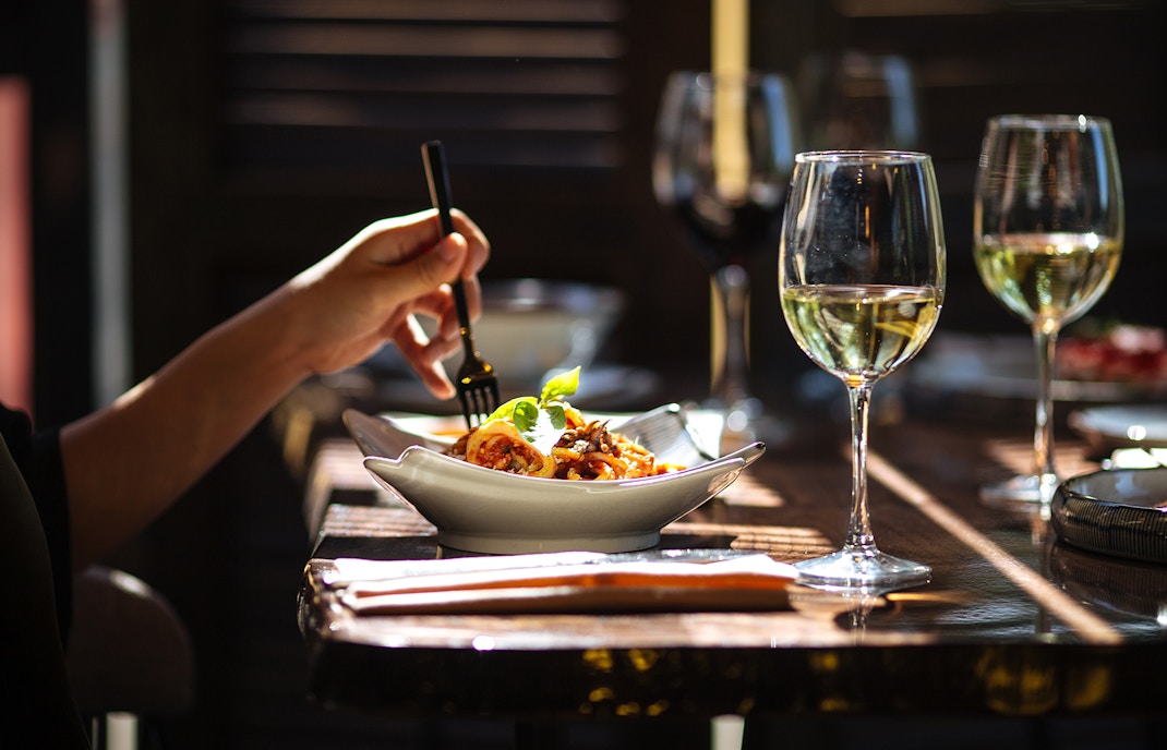 Family-friendly dinner at The Spaniard, offering wide dinner options.