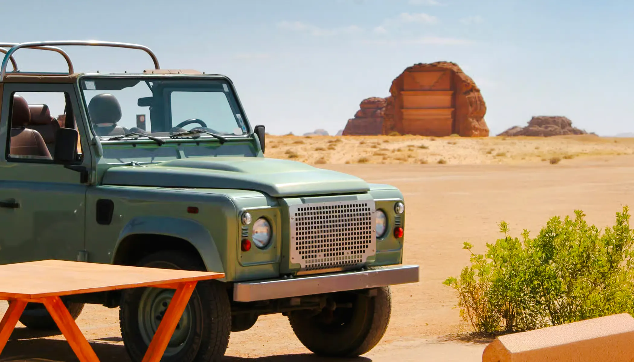 AlUla: Hegra Private Vintage Open-Top Land Rover Tour Image 7