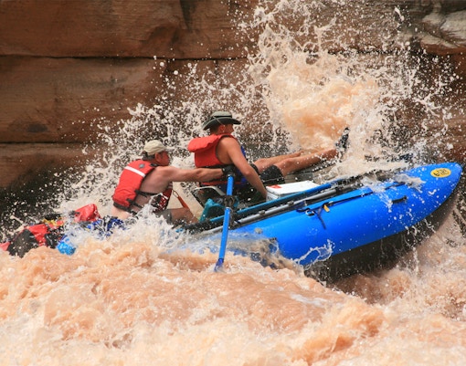 Whitewater rafting near grand canyon