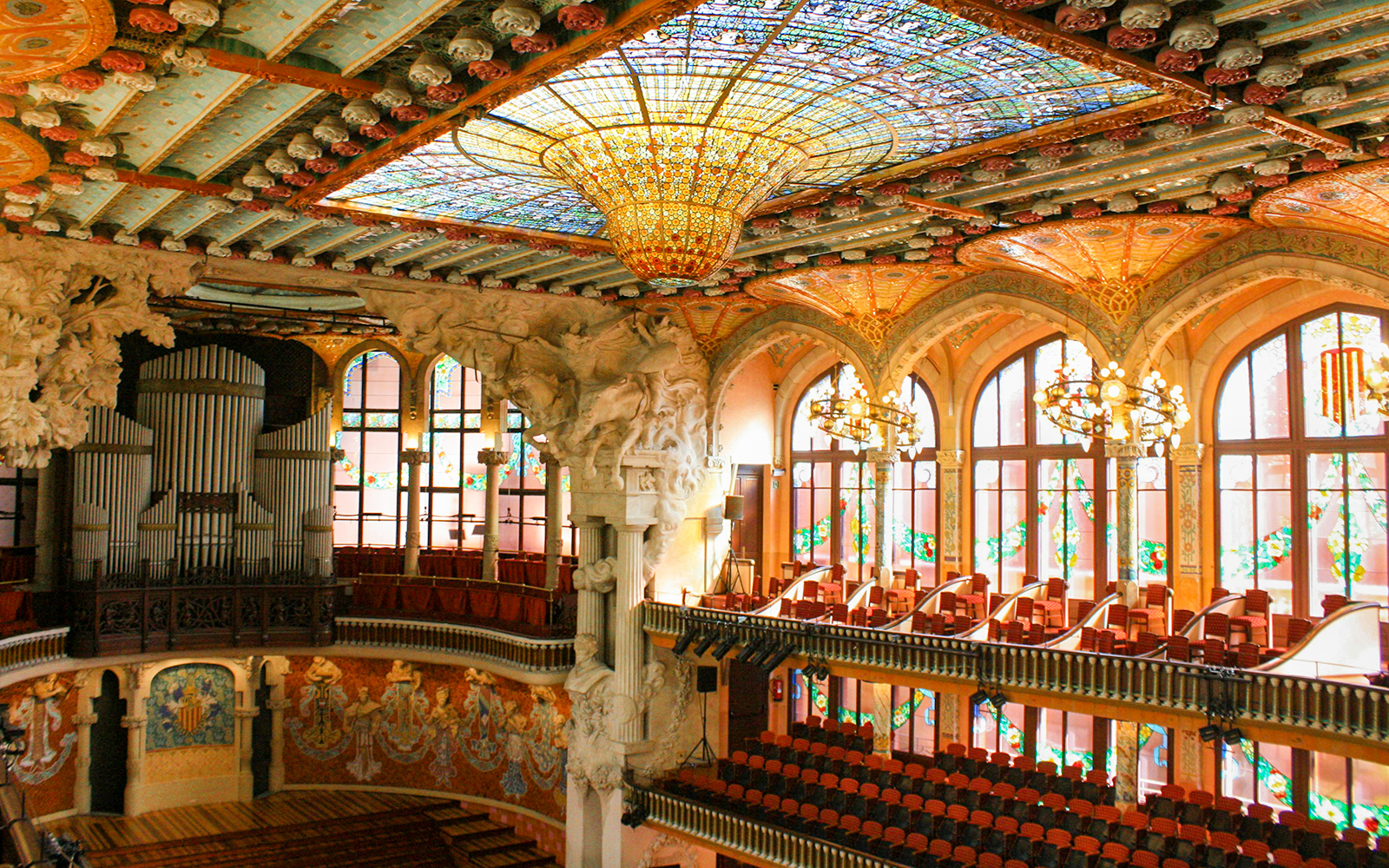 Innovative structure of  Palau de la Música Catalana