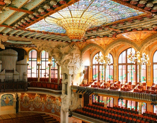 Innovative structure of Palau de la Música Catalana