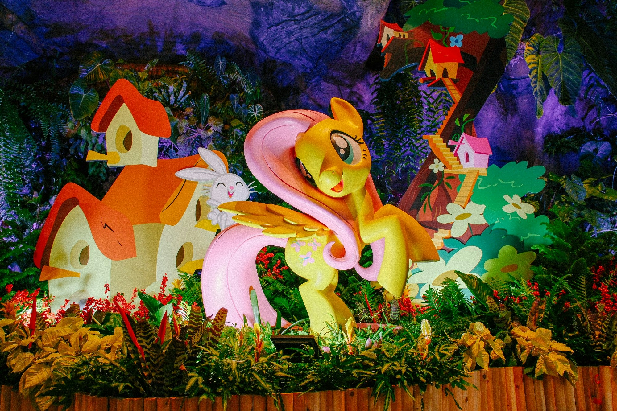 My Little Pony display in Floral Fantasy at Gardens by the Bay, Singapore.