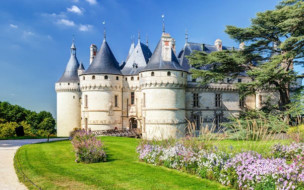 Chaumont-sur-Loire castle with gardens, part of the 2 Loire Valley Castle Combo tour.