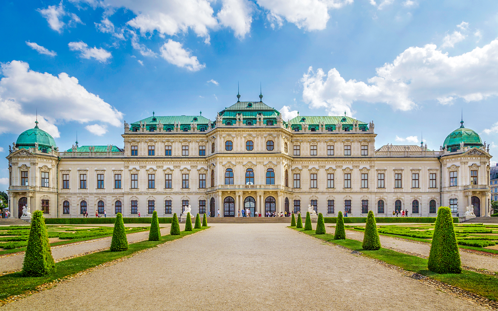 The Belvedere Palace in Vienna