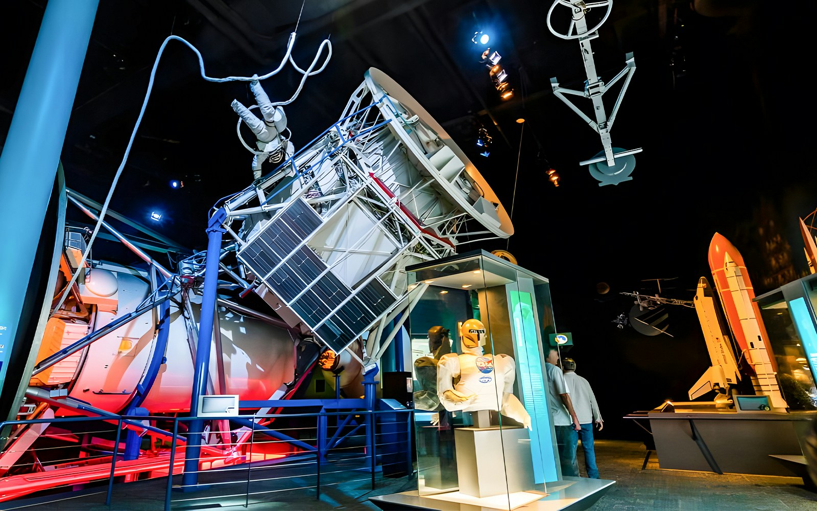 Exhibits at the Houston Space Center