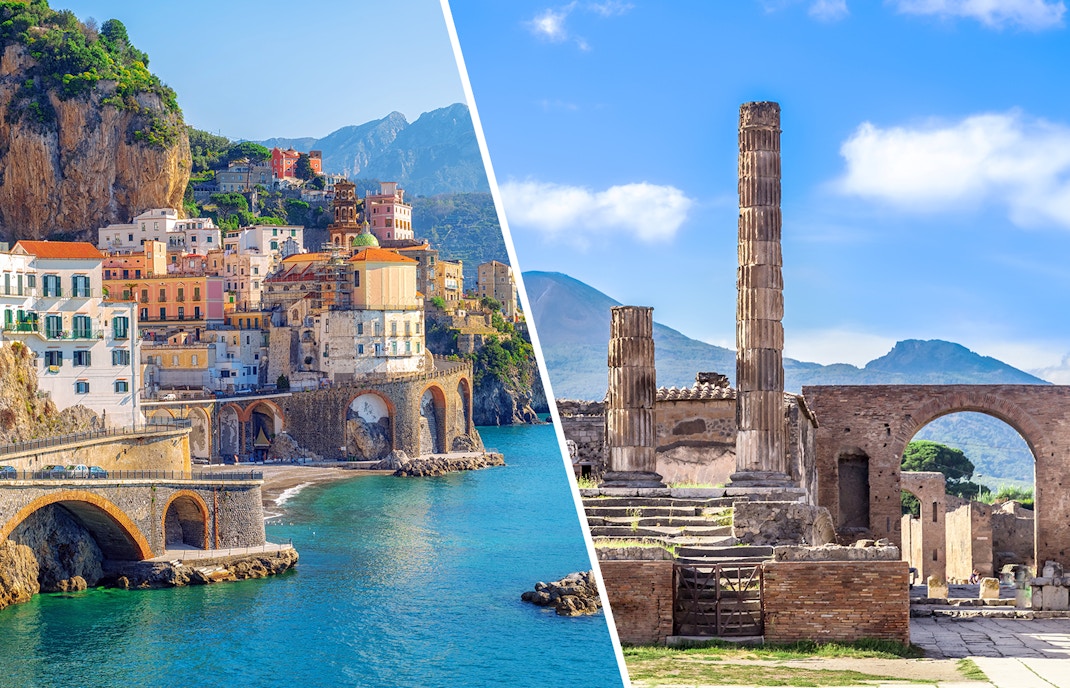 Tour combinati di Amalfi e Pompei