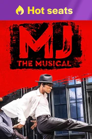 Performer dancing in MJ The Musical on Broadway.