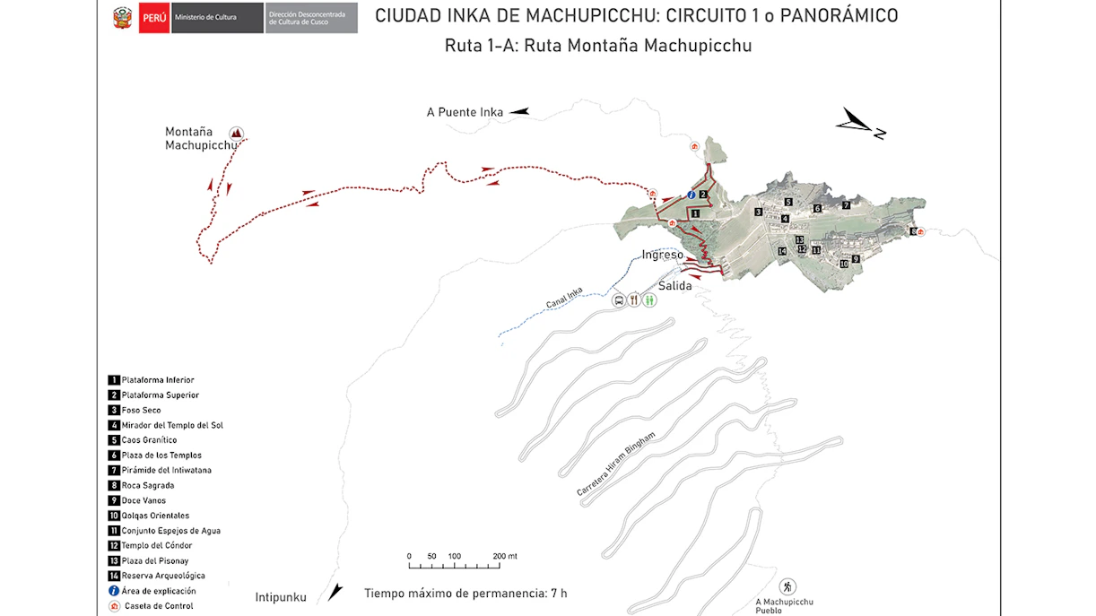 Machu Pichhu Mountain Route