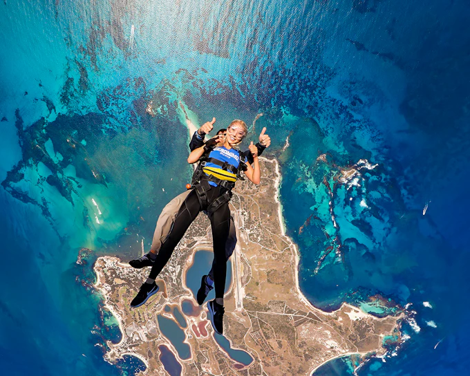 Tandem Skydive at Rottnest Island