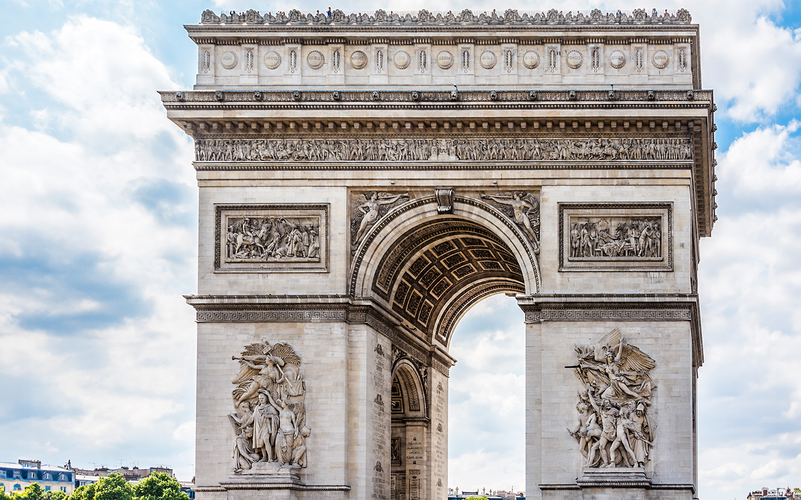 arc de triomphe sculptural groups