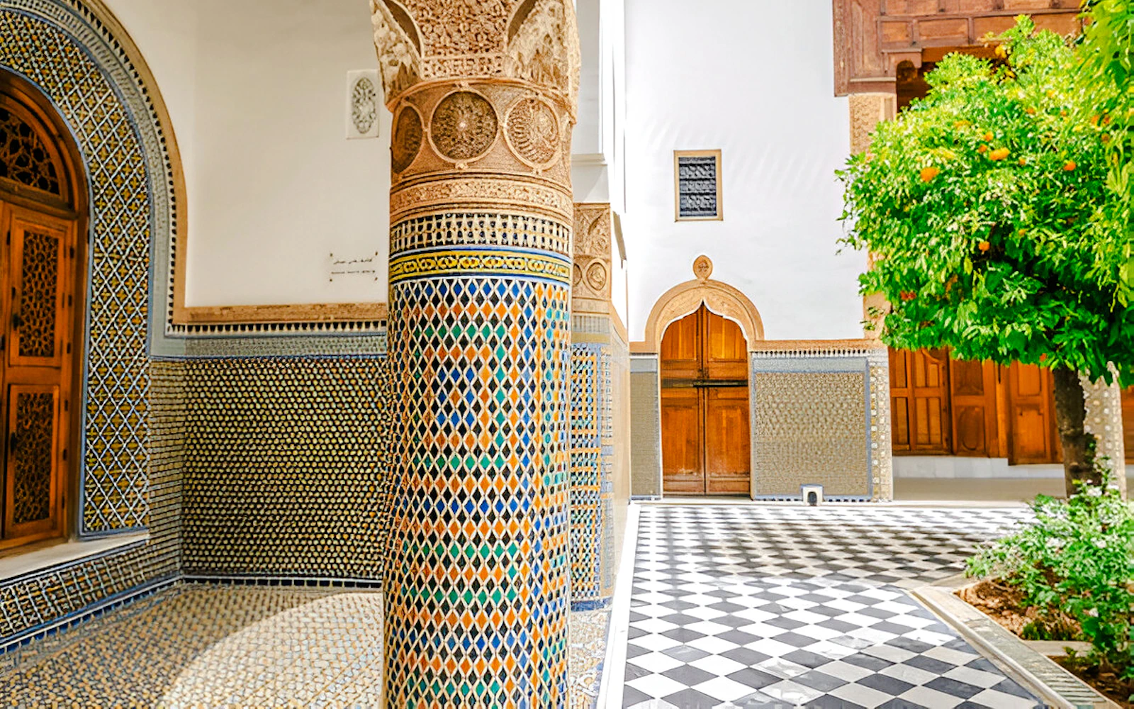 Marrakesh Medina Walking Tour with Dar El Bacha Museum and Ben Youssef Madrasa Image 3