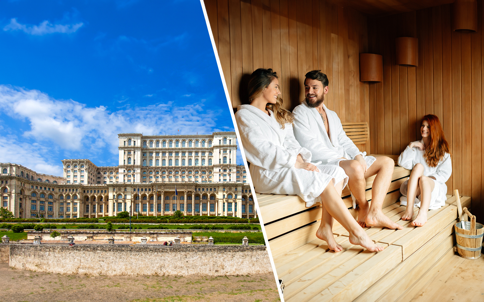 Combo (Save 5%): Skip-the-Line Guided Tour of Palace of Parliament + Entry to Therme Bucuresti Spa Tickets