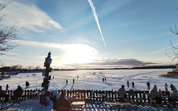 helsinki: rustic finnish floating sauna cottage experience-4