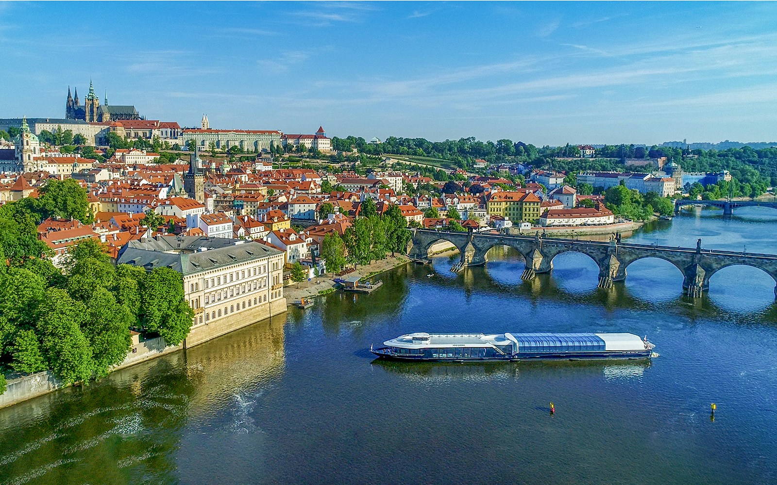 View of Vltava River Sightseeing Cruise