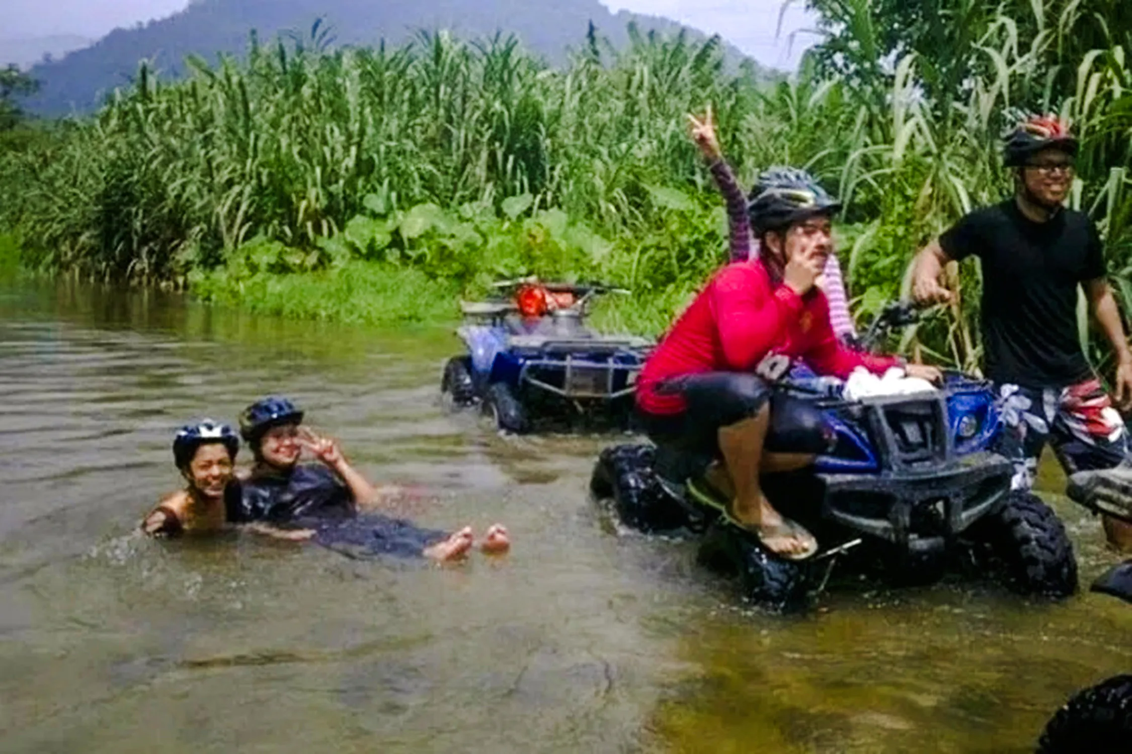 from kuala lumpur: kemensah atv tour with hotel transfers-7