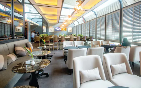 The Coral Executive Lounge seating area at Phuket International Airport T2.