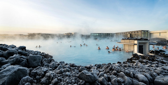 Iceland Hot Springs in Winter | Icy Landscapes & Northern Lights