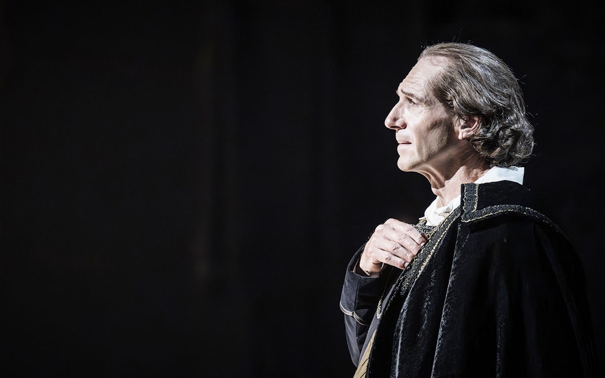 Performer in costume during Grace Pervades West End show.