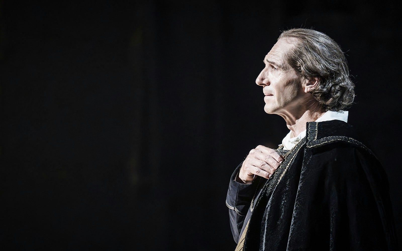 Performer in costume during Grace Pervades West End show.