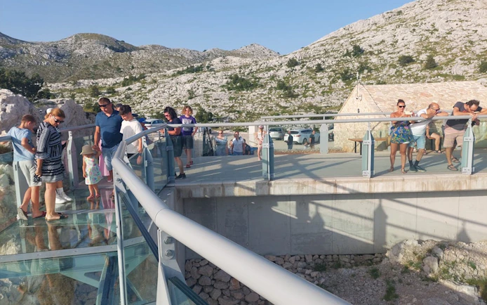 From Split: Skywalk Biokovo Skip-the-Line Tour with Makarska Guided Walk and Transfers