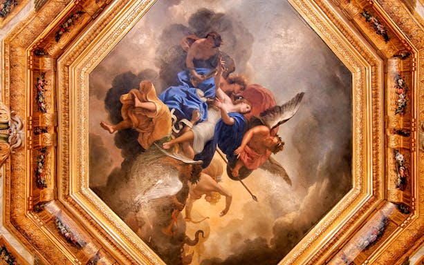 Fresco on the ceiling of Vaux-le-Vicomte Castle